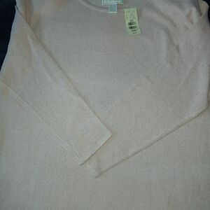 Light Pink Long Sleeve Sweater